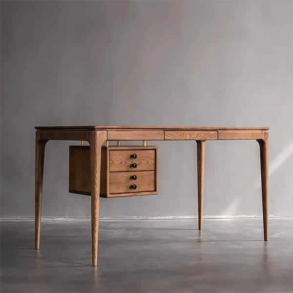 Mid-century writing desk with drawers